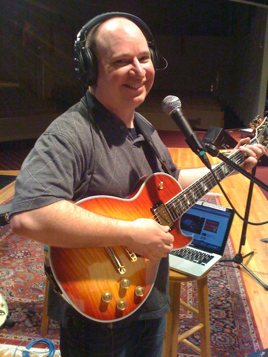 Steve Krenz with a Les Paul