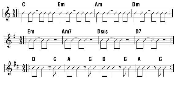 minor 7th and sustained exercises