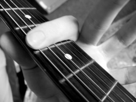 index finger barre chord