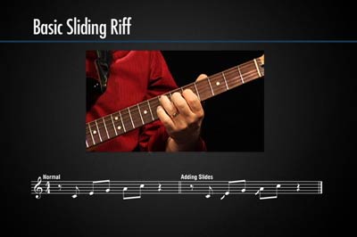 Sliding riff blues guitar dvd