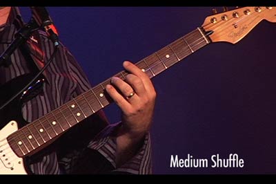 Medium shuffle blues guitar dvd