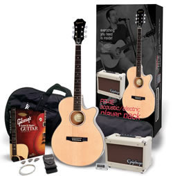 epiphone pr-4e acoustic guitar
