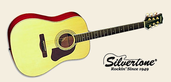 Silvertone sd50 acoustic guitar by samick