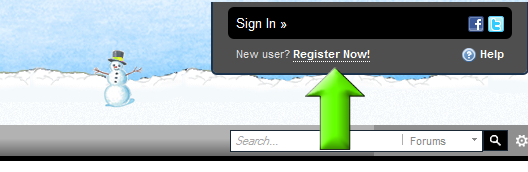 Image that Shows how to Register or Sign-in to the Student Support Forum