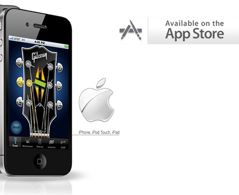 The Gibson Learn & Master Guitar Application for the iPhone